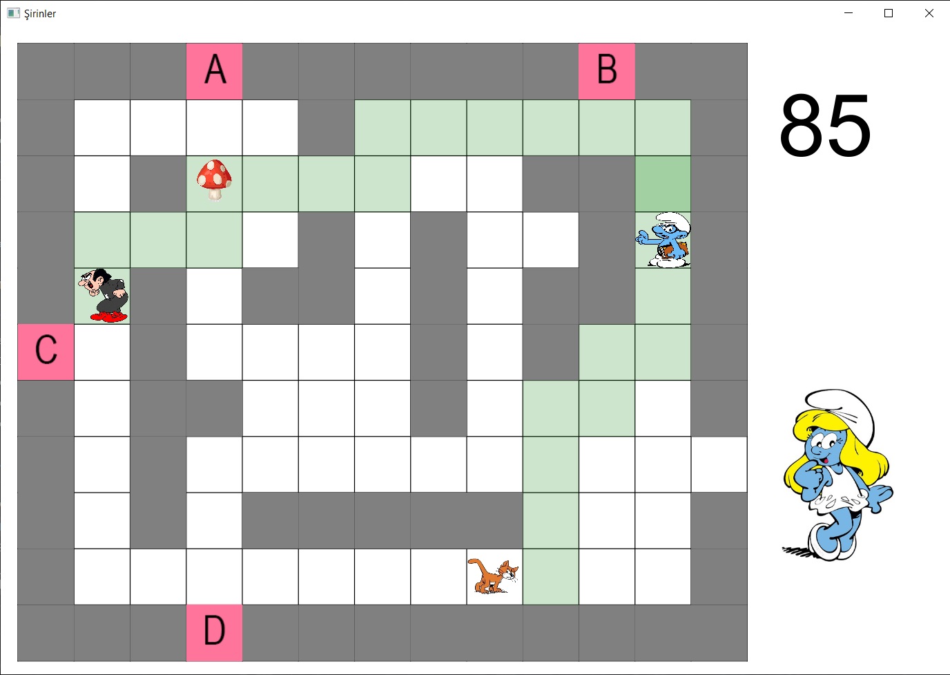 Smurfs Maze Game screenshot 1