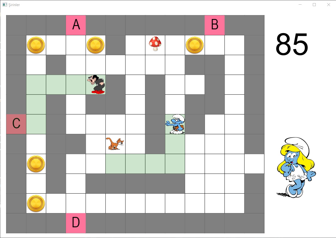 Smurfs Maze Game screenshot 2